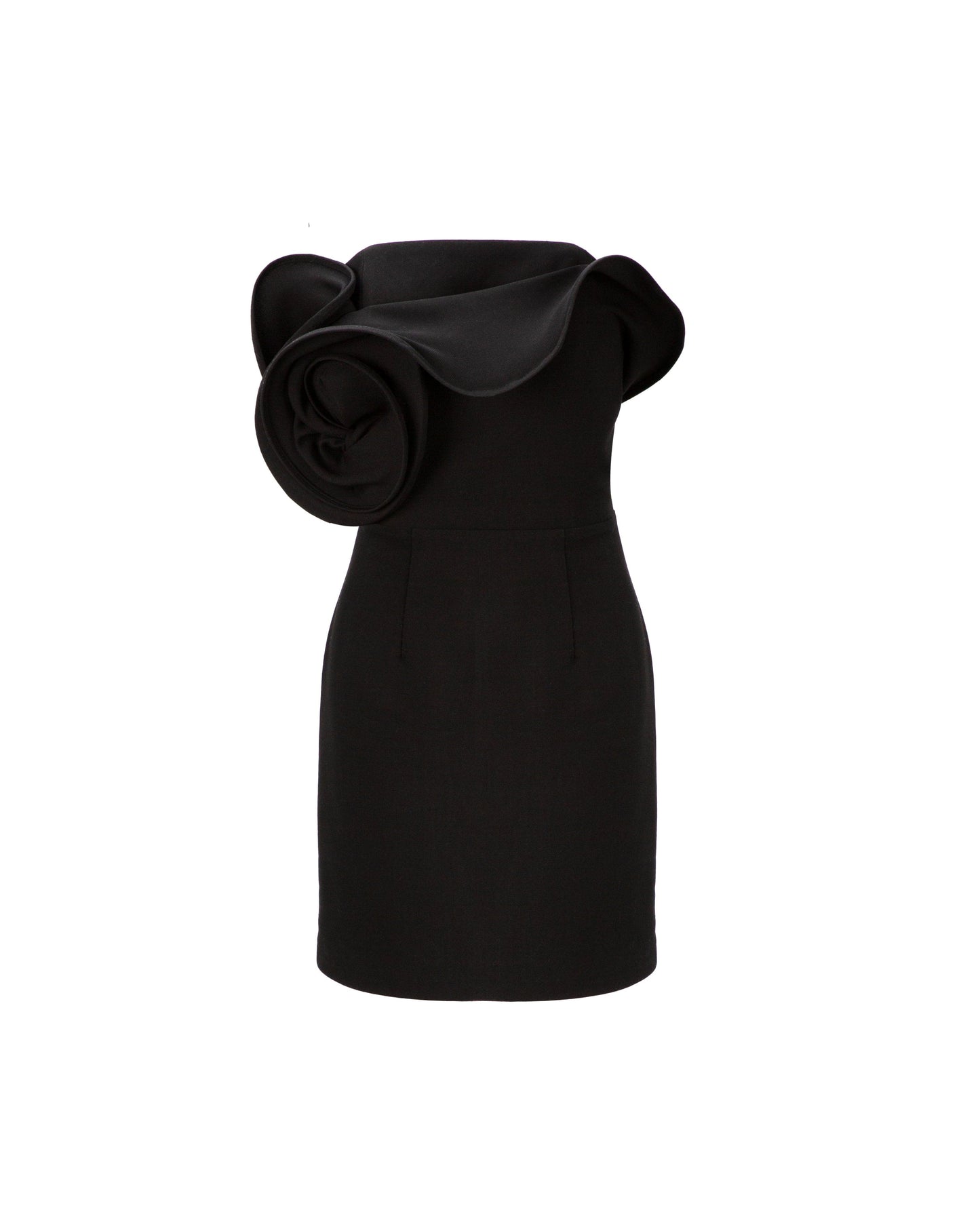 Rose dress Black