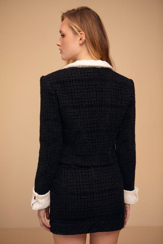 Tweed Jacket Black