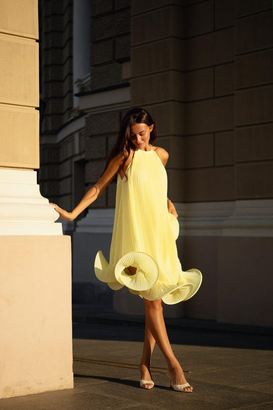 Amelia Dress Yellow