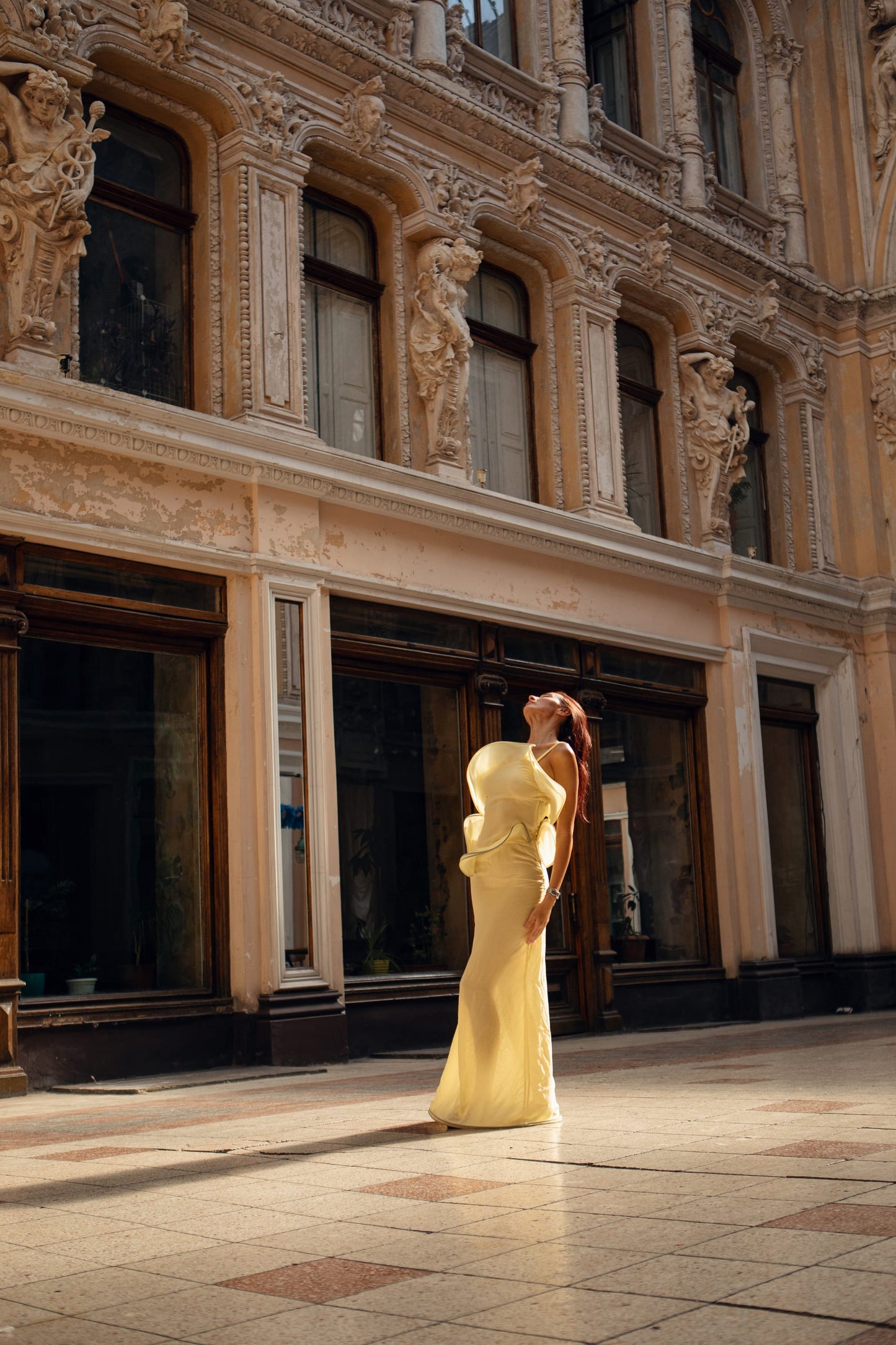 Платье «Rose» желтый