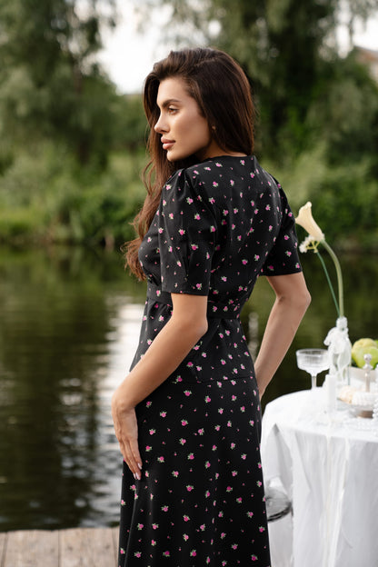 Flower Suit Black
