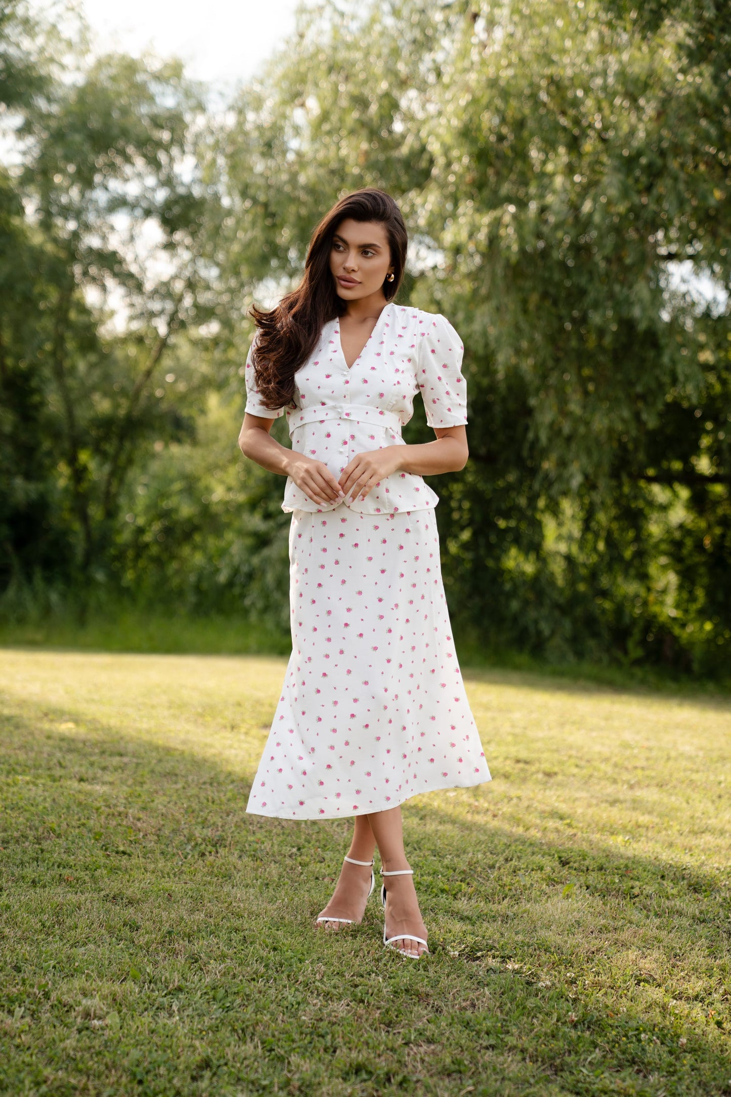 Flower Suit Ivory