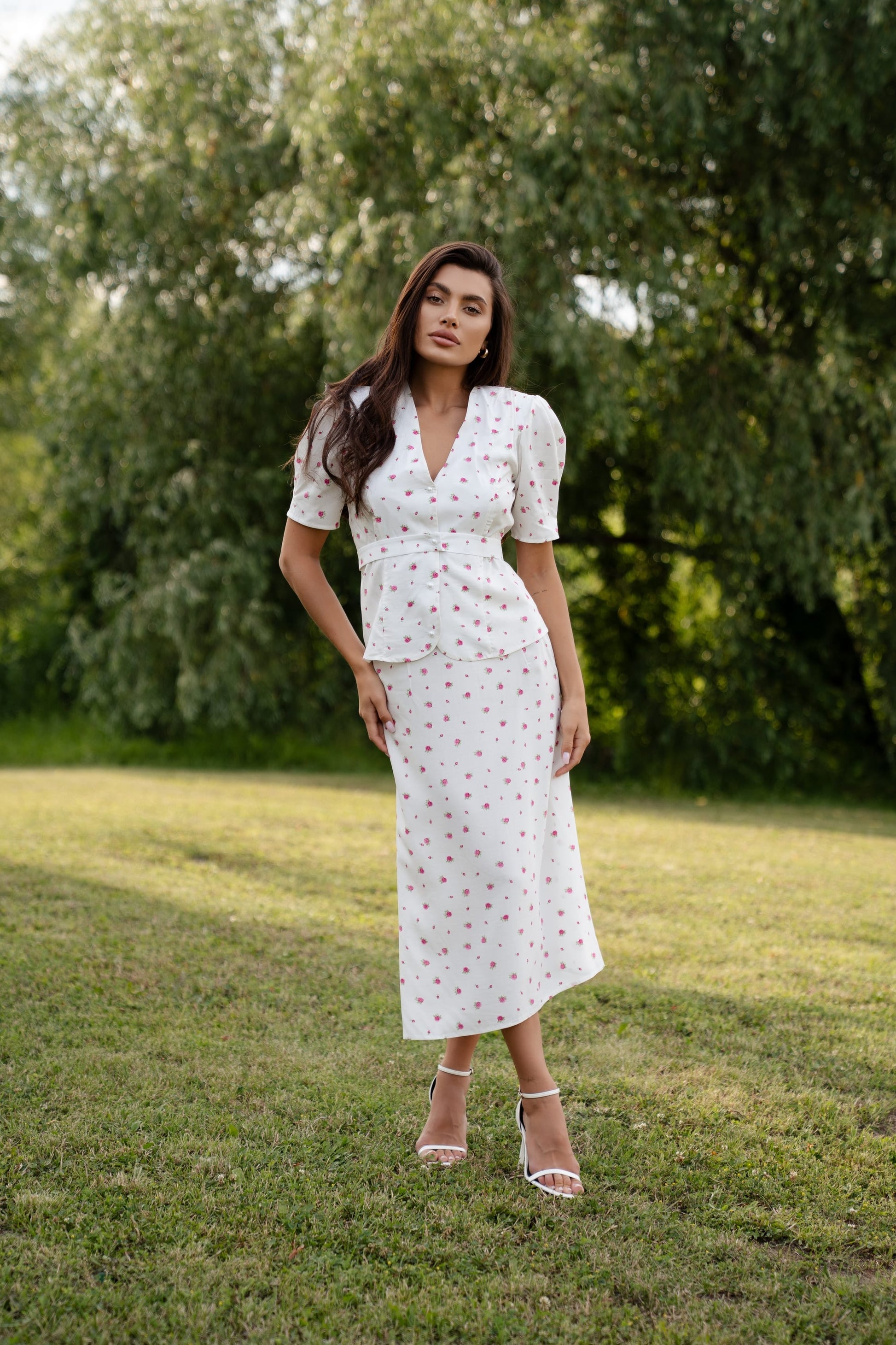 Flower Suit Ivory