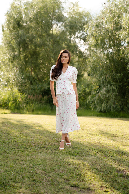 Flower Suit Ivory