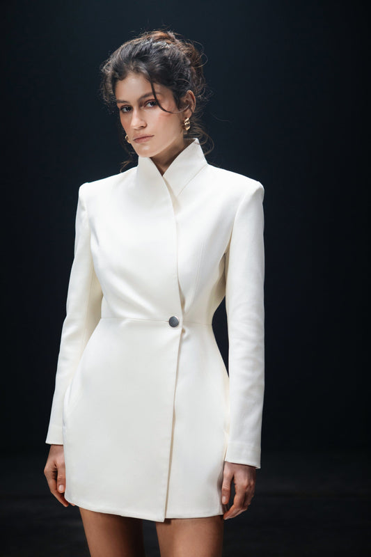 Jacket dress Ivory