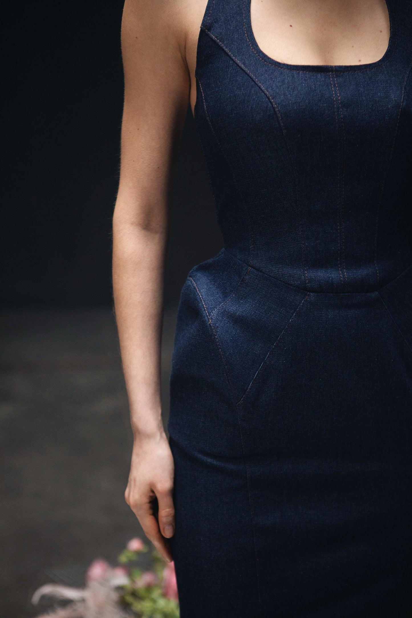 Midi dress Blue