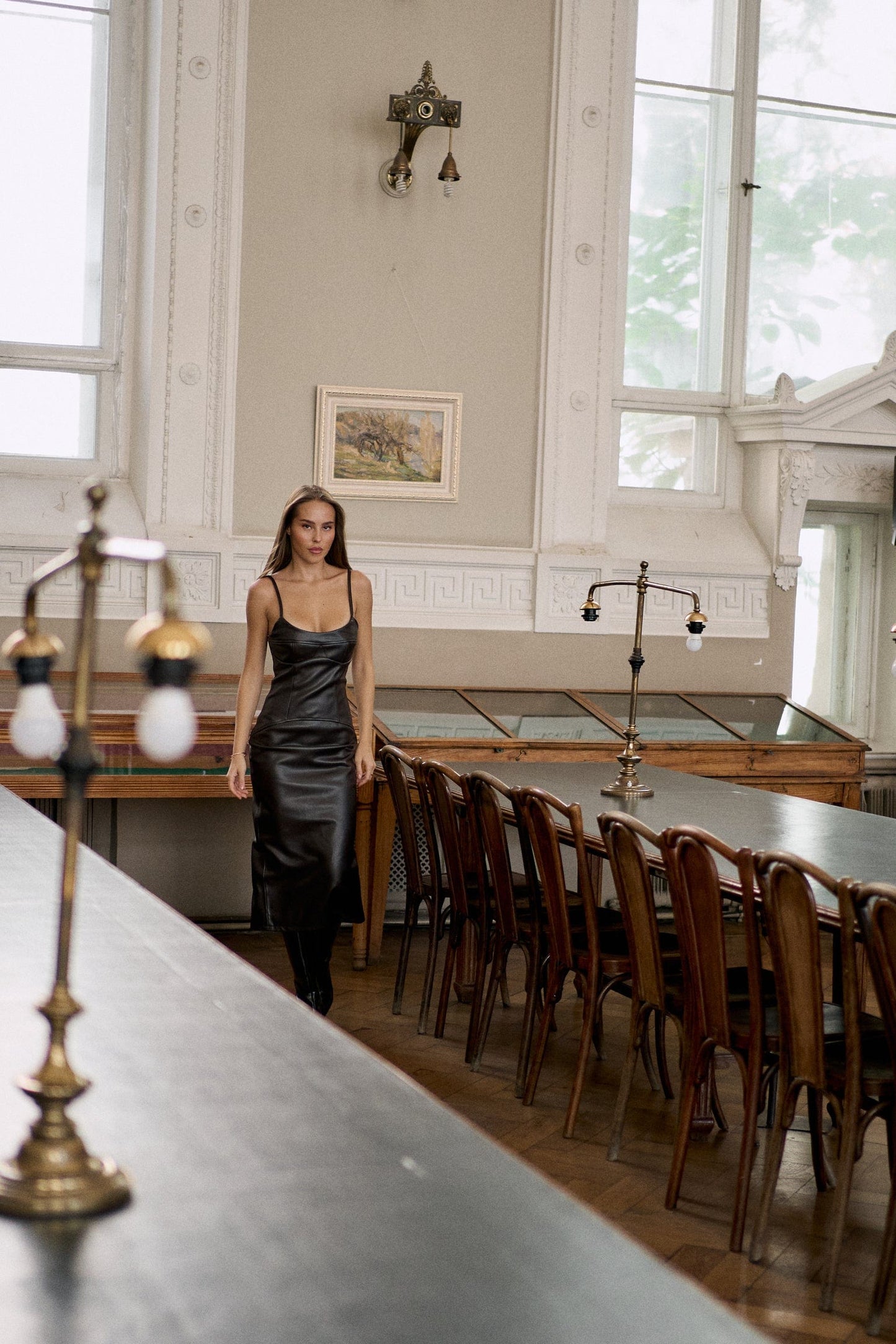 Midi dress Brown