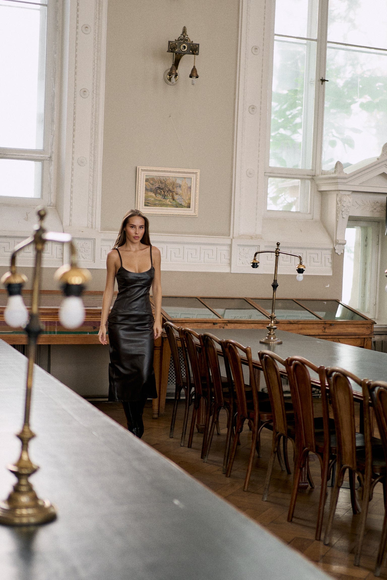 Midi dress Brown