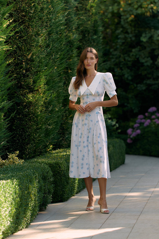 Midi dress white
