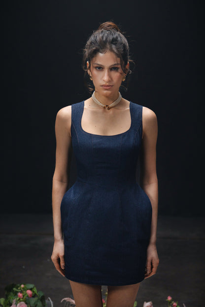 Mini dress Blue