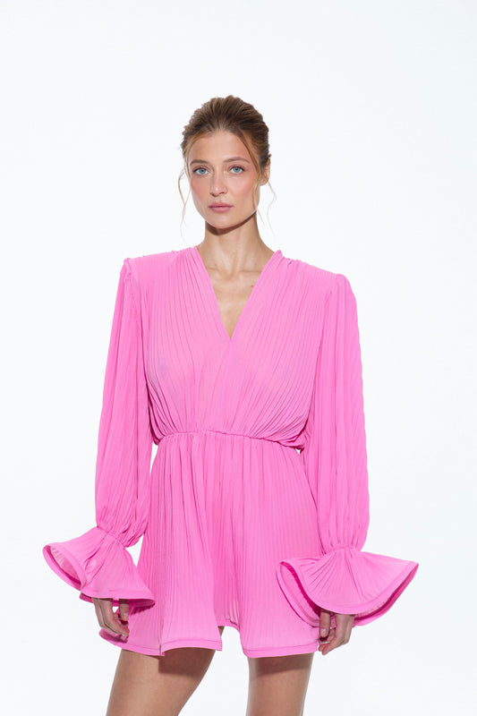 Pleated Dress Pink