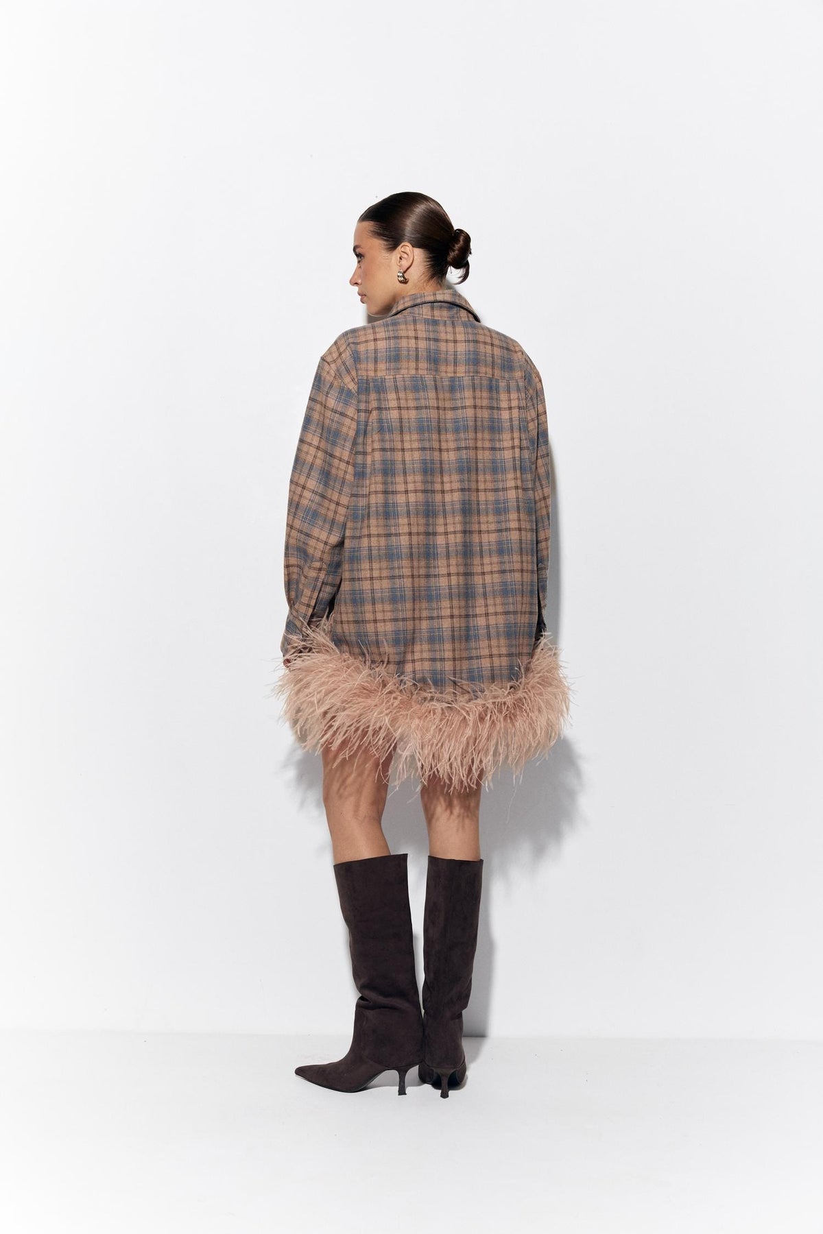 Shirt Dress Brown