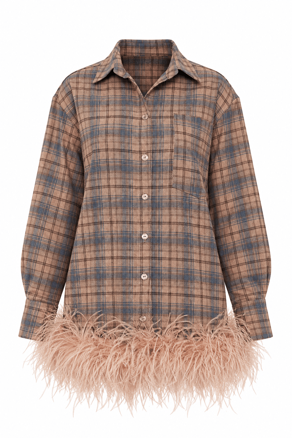 Shirt Dress Brown