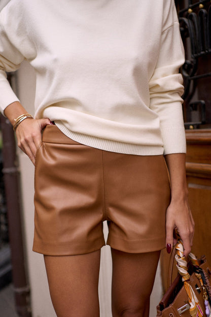 Shorts Dark beige