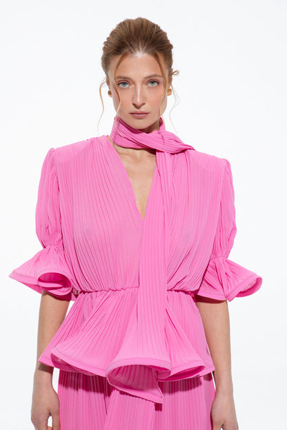Suit (top + skirt) Pink
