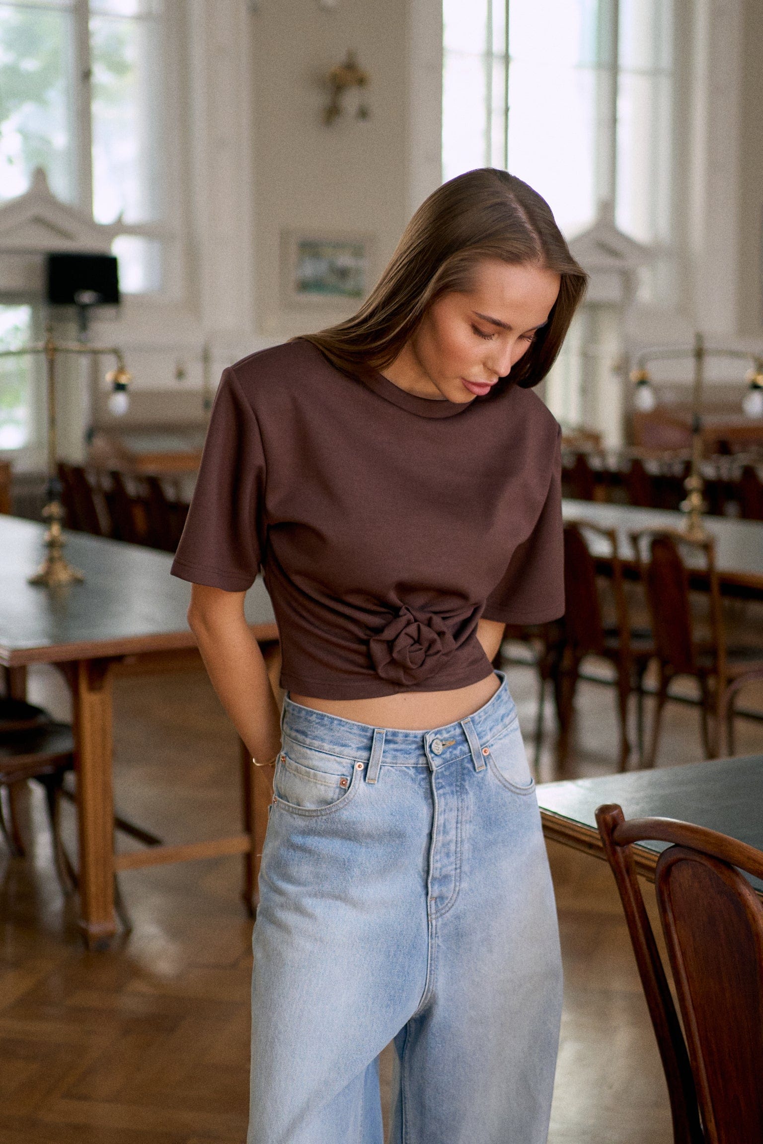 T-shirt Brown
