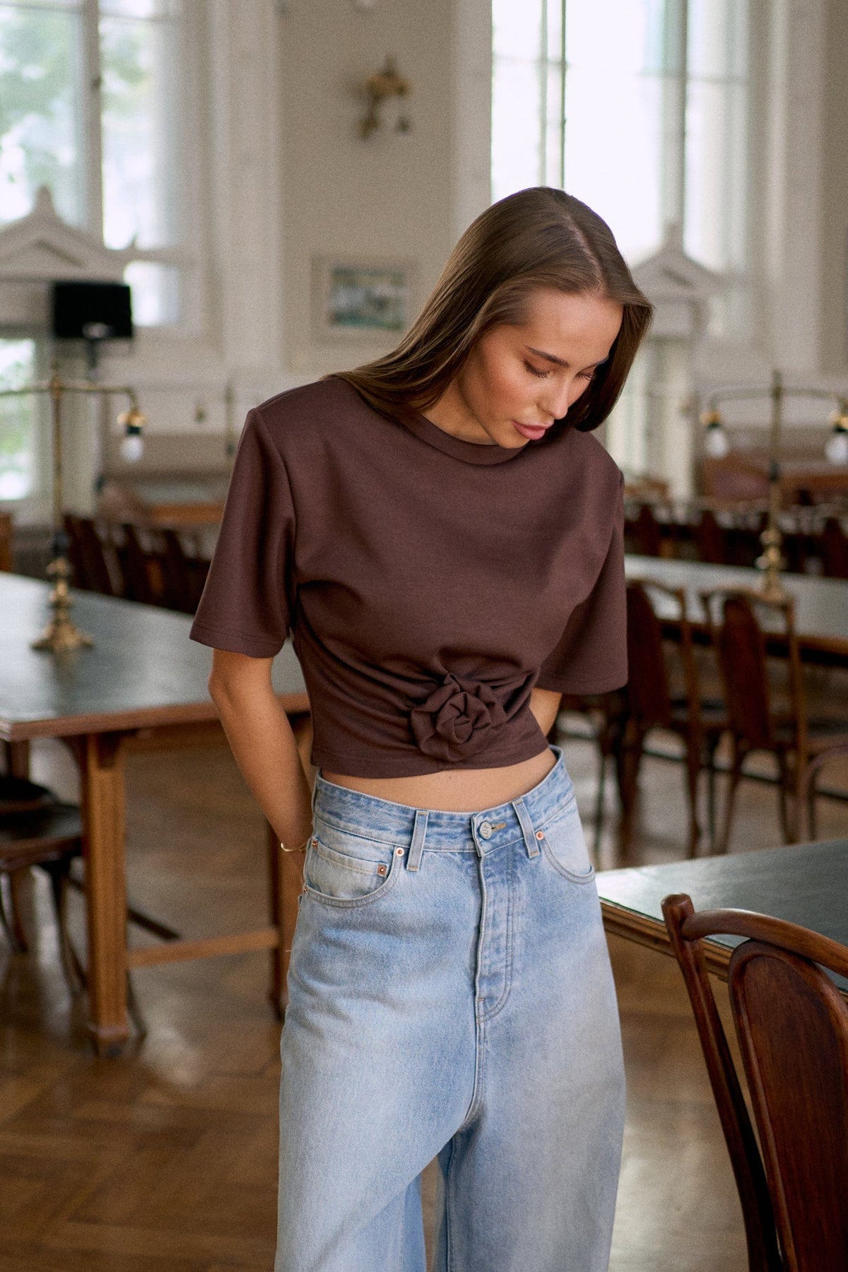 T-shirt Brown