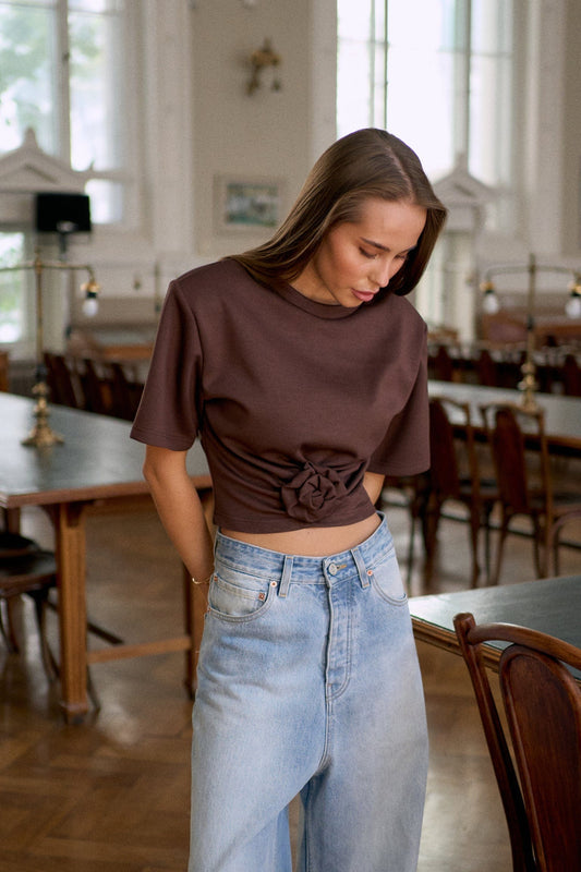 T-shirt Brown