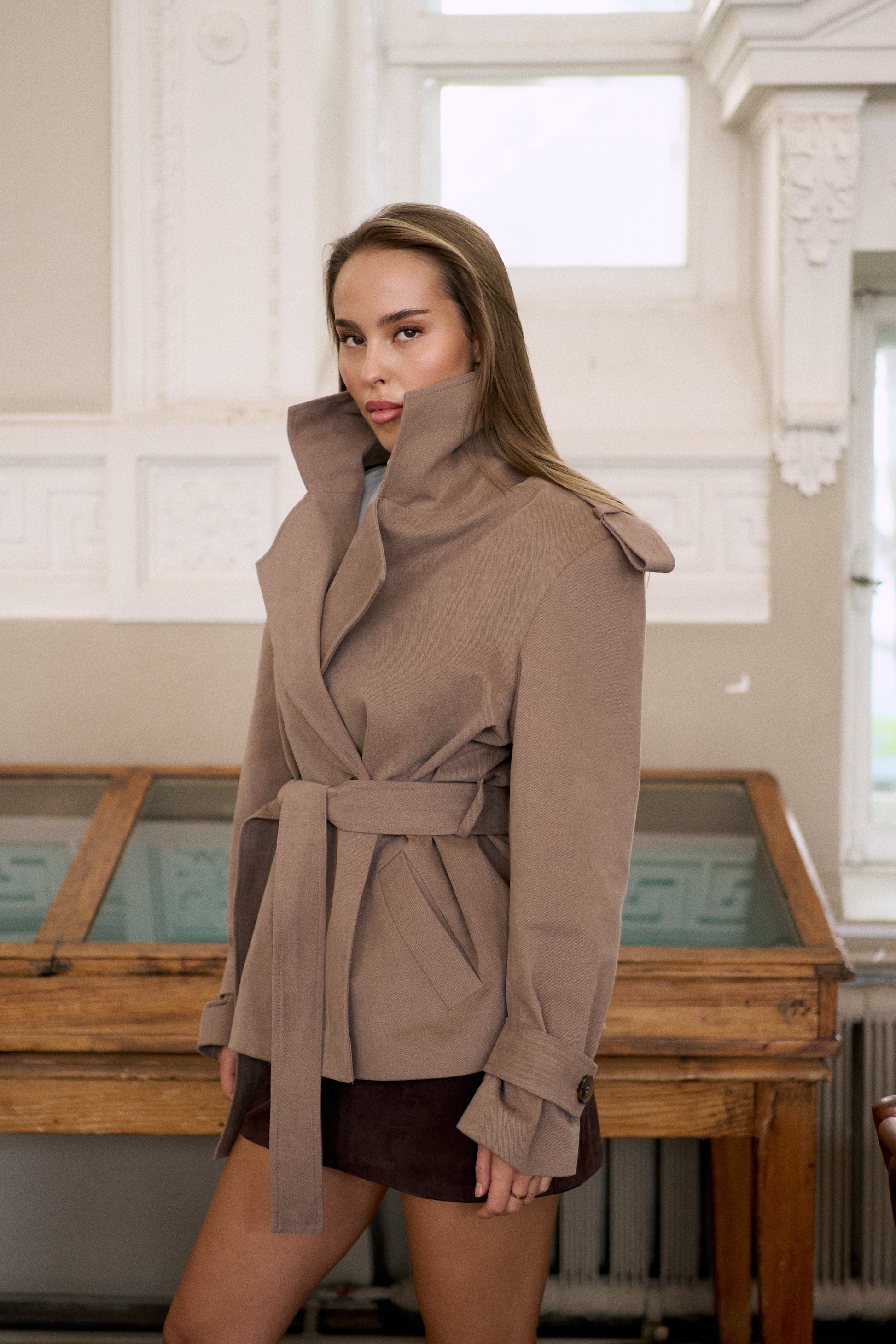 Trench coat Brown