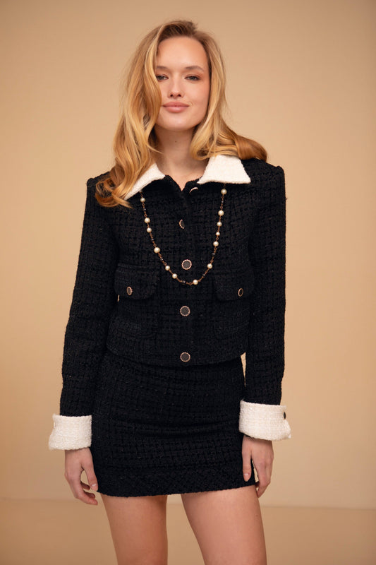 Tweed Jacket Black