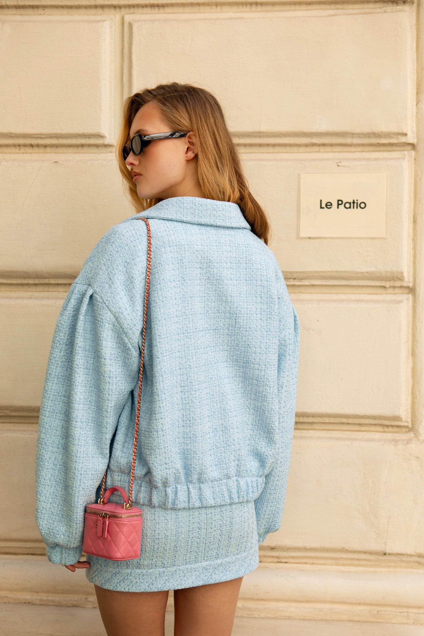 Tweed Jacket Blue