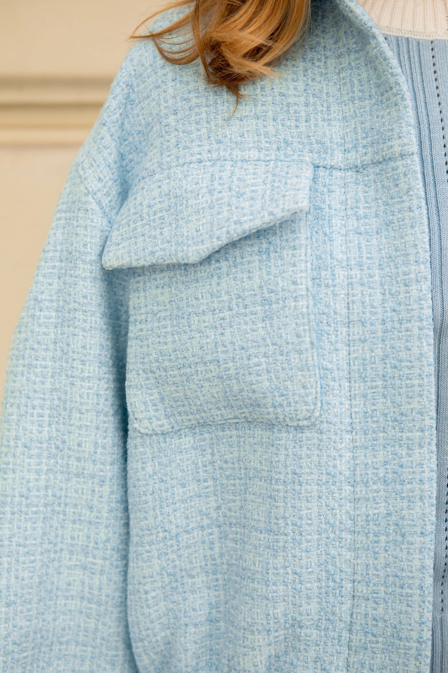 Tweed Jacket Blue