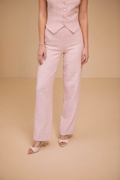Tweed Pants Pink